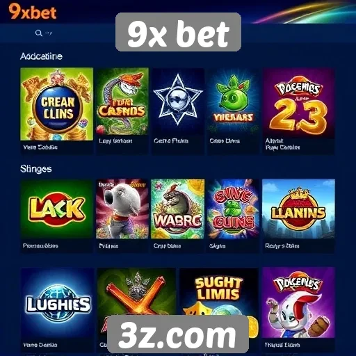 Jogos populares disponíveis no 9x bet