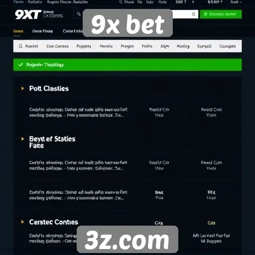 Análise de recursos oferecidos pelo site 9x bet
